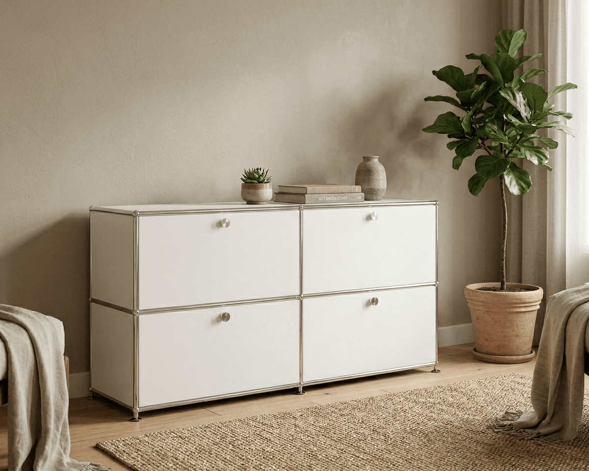 richard. Sideboard 2 x 2 aus Metall
